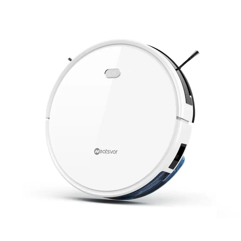 Neatsvor X500  med gulvvask hvid - Moppefunktion - 3000 PA - Bedst i test støvsuger til hundehår dyrehår - Vacuum Test Robotstøvsuger