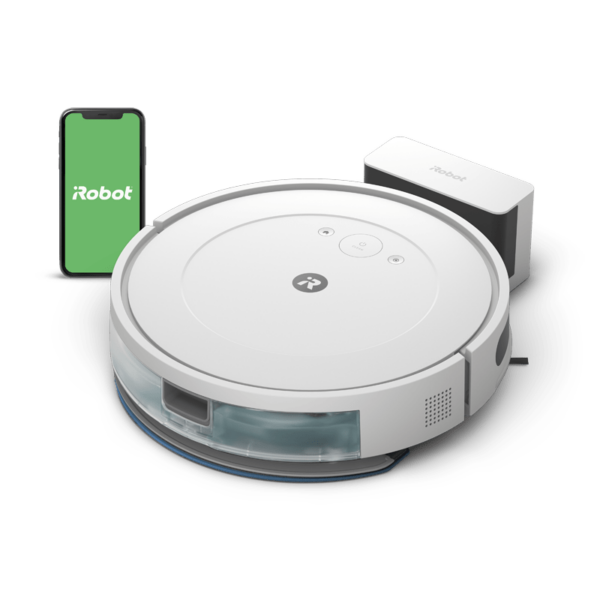 Roomba Combo® Essential og -gulvmoppe hvid Test Robotstøvsuger