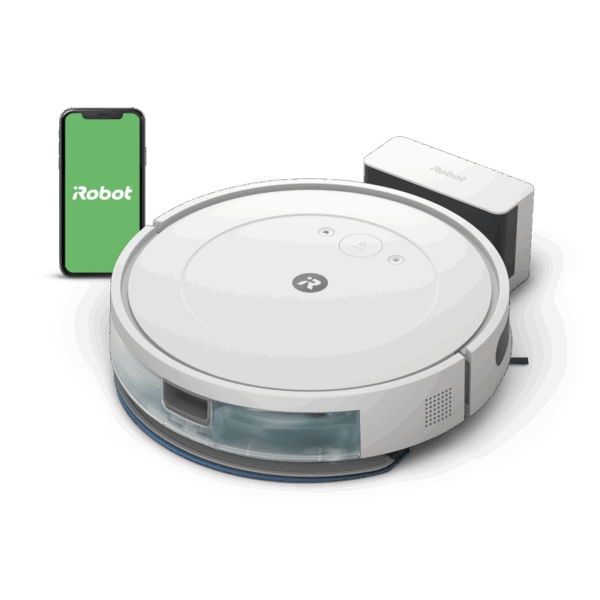 Roomba Combo® Essential og -gulvmoppe hvid Test Robotstøvsuger