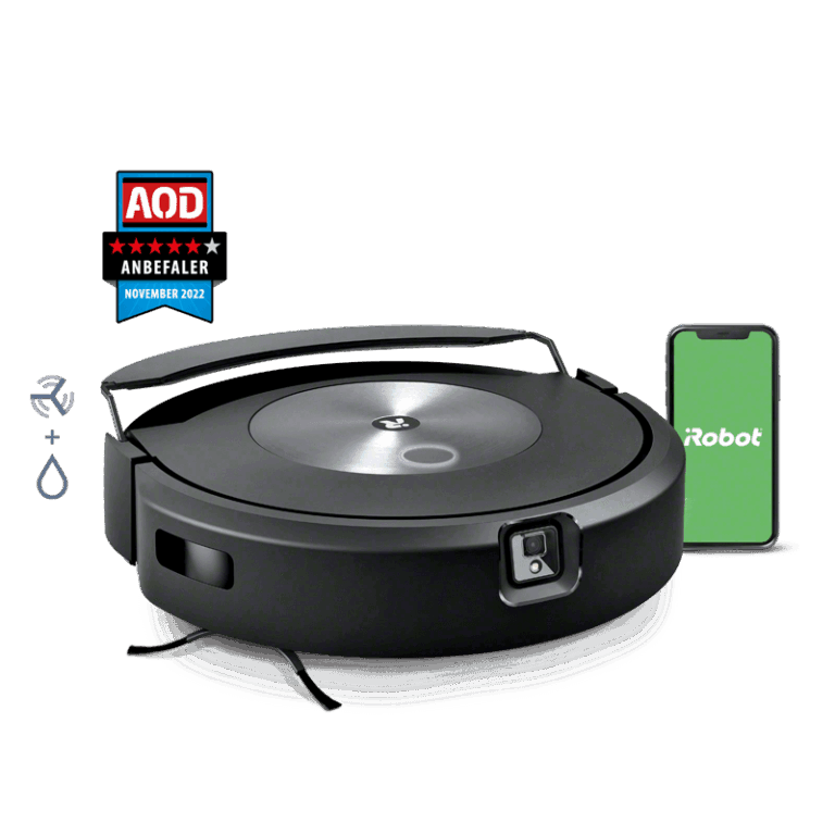 Roomba Combo® j7  og -gulvmoppe Test Robotstøvsuger